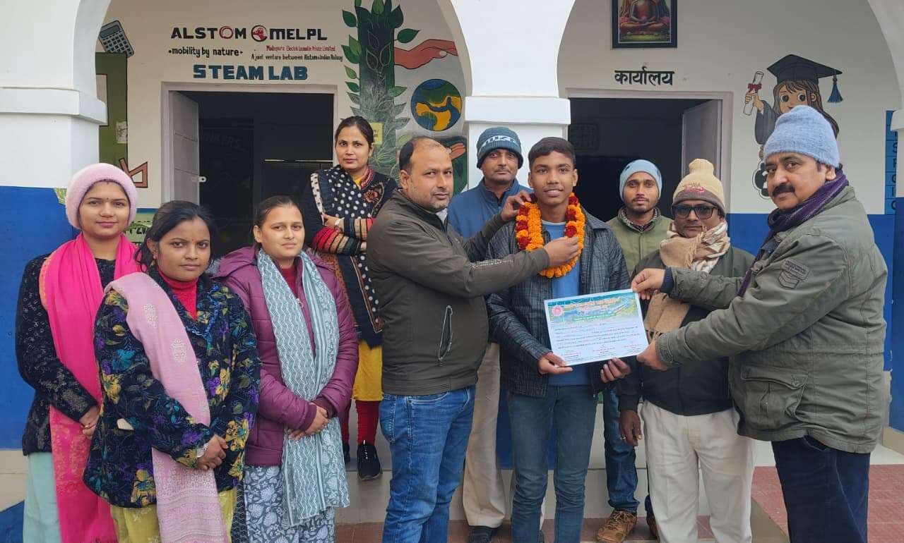 पूर्वी भारत विज्ञान व अभियंत्रण मेला 2026 के लिए शिवम का हुआ चयन