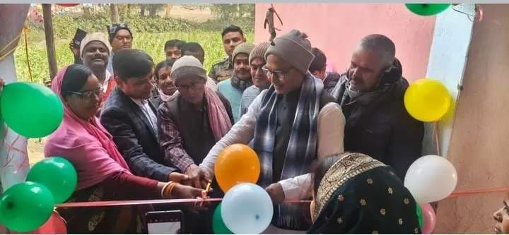 विद्यालय भवन का उद्घाटन विधायक ने किया