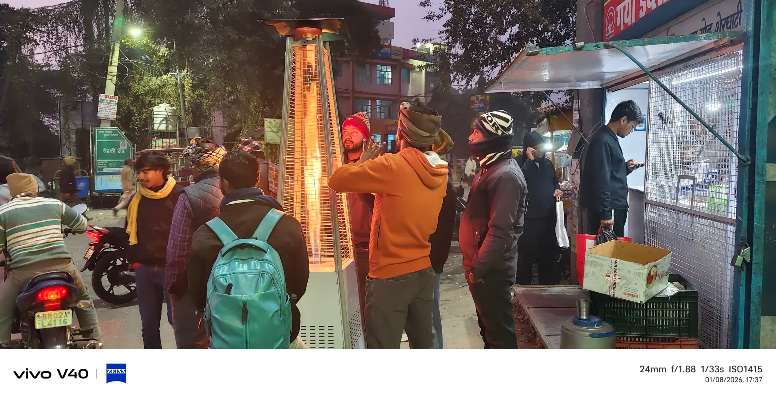 अलाव की जगह गैस हीटर से मिलेगी ठंड से राहत