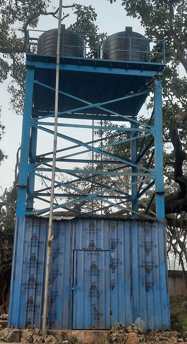 कदवा में नल जल योजना के लाभ से ग्रामीण वंचित