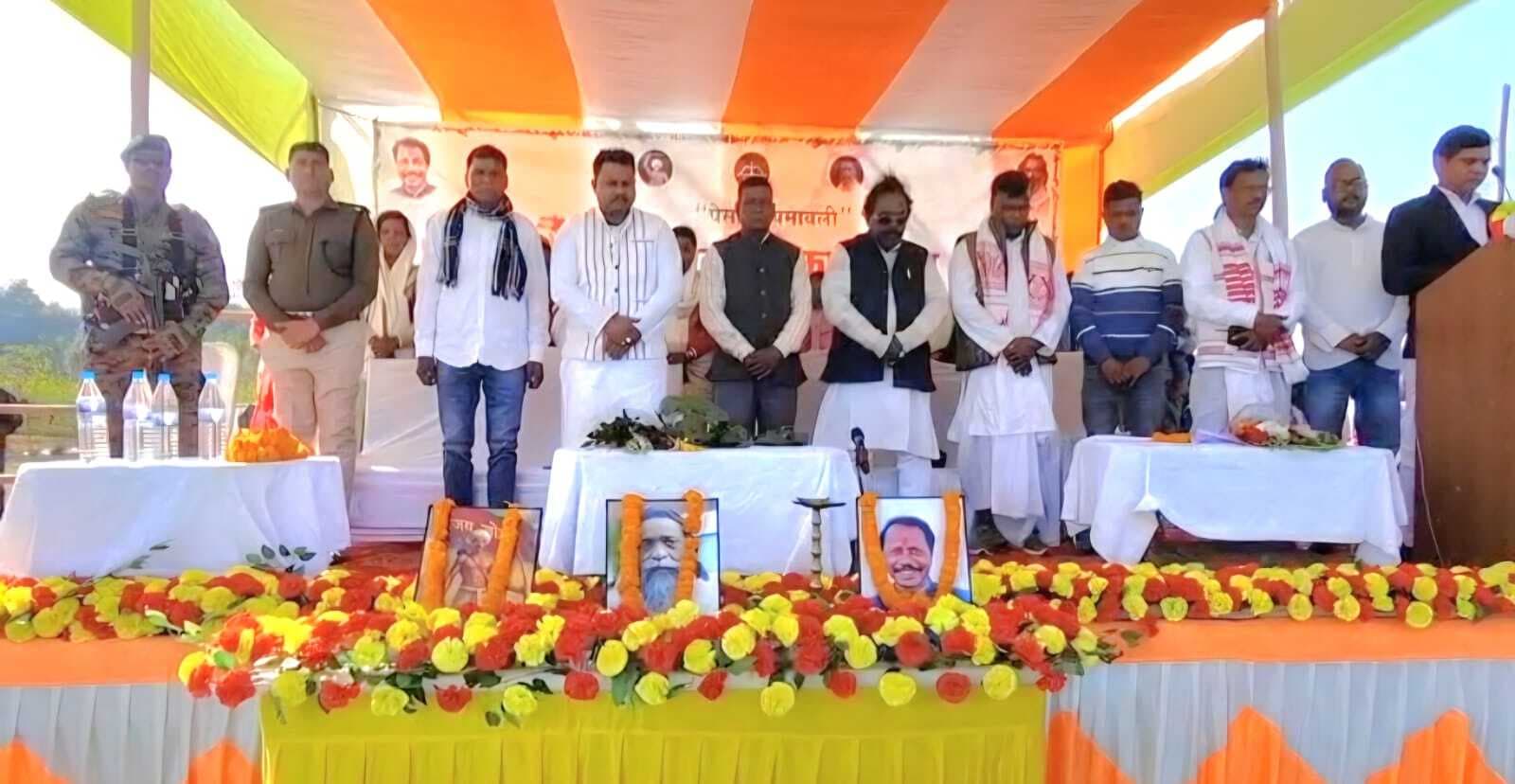 करकरी नदी तट पर की गयी पेसा नियमावली पर कार्यशाला