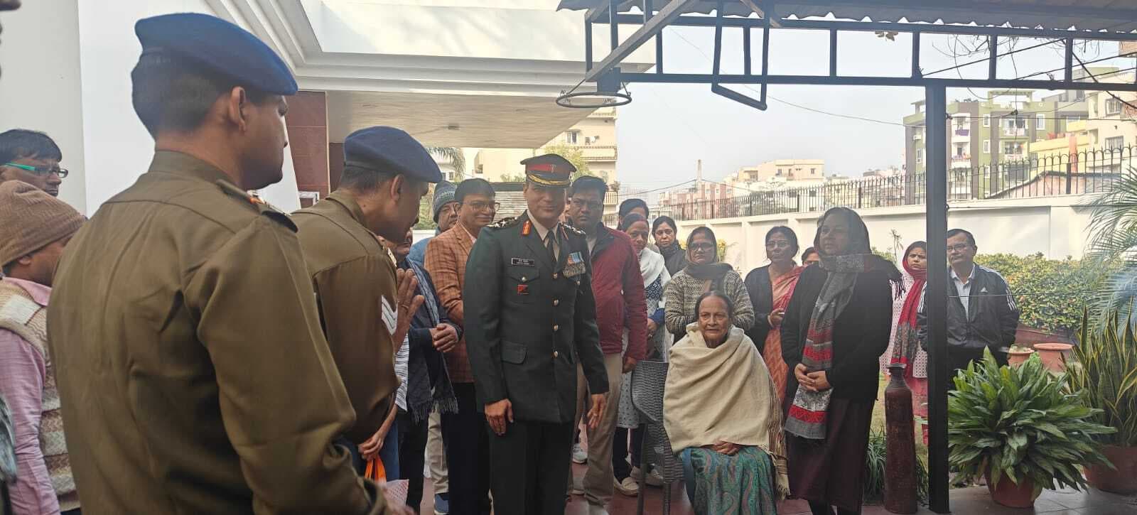 मिलिट्री कैंट दानापुर से सेवानिवृत कर्नल के निधन पर शोक