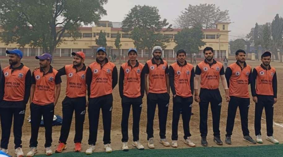 राइजिंग स्टार क्रिकेट क्लब ने मां भवानी क्रिकेट क्लब को 294 रनों से किया पराजित