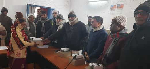 जनवितरण प्रणाली के दुकानदारों को मिली 4जी ई-पॉश मशीन