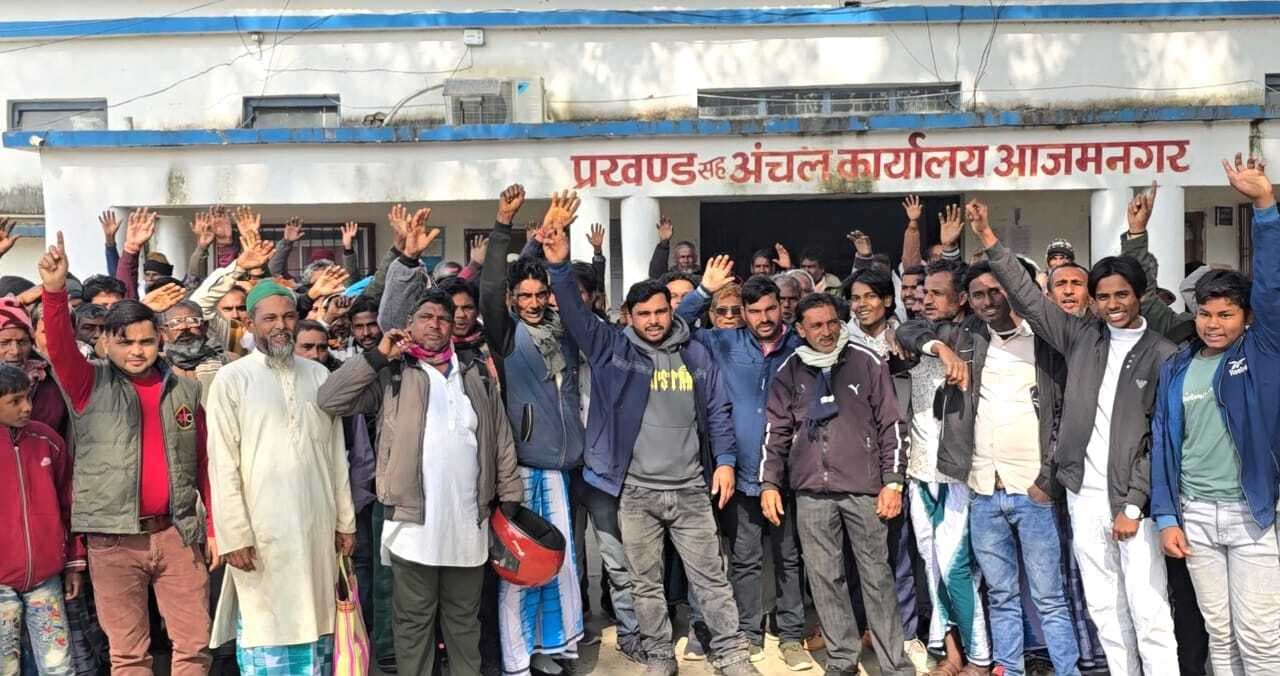 तलवा पोखर अतिक्रमण मुक्त कराने की मांग पर भड़के ग्रामीण