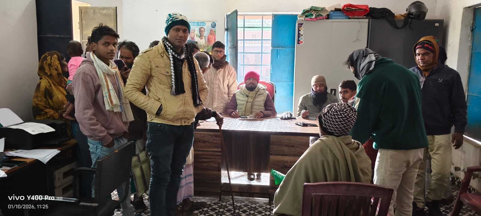 बेलौन में किसान समृद्धि योजना के लिए लगा शिविर