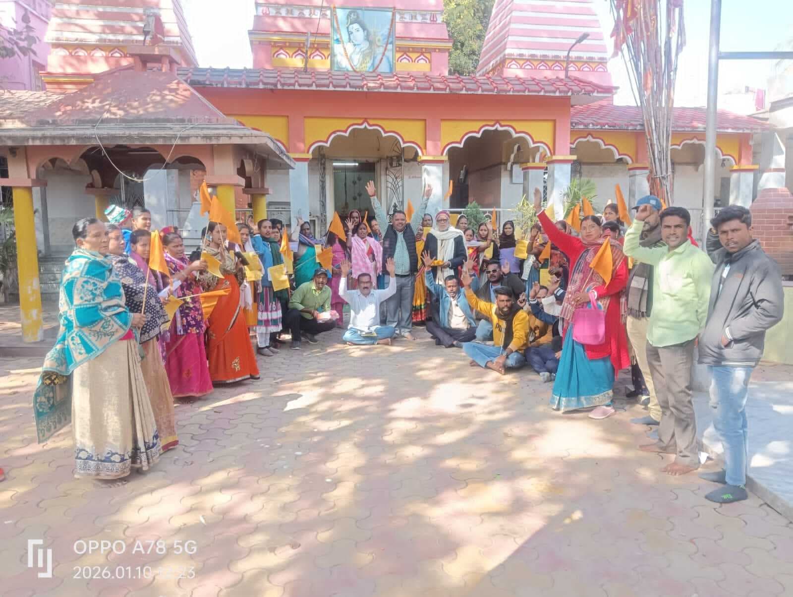 मां चंचला वार्षिक महोत्सव की तैयारी जोरों पर