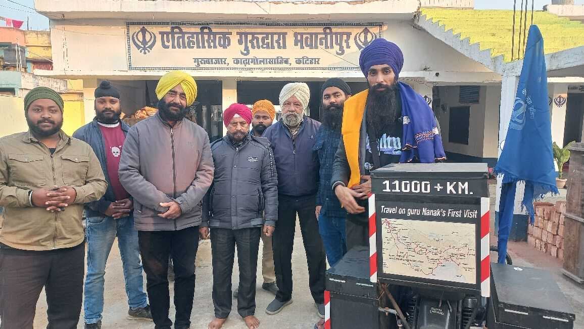 कपूरथला से ग्यारह हजार किमी की तीर्थयात्रा पर निकले प्रभ सिंह