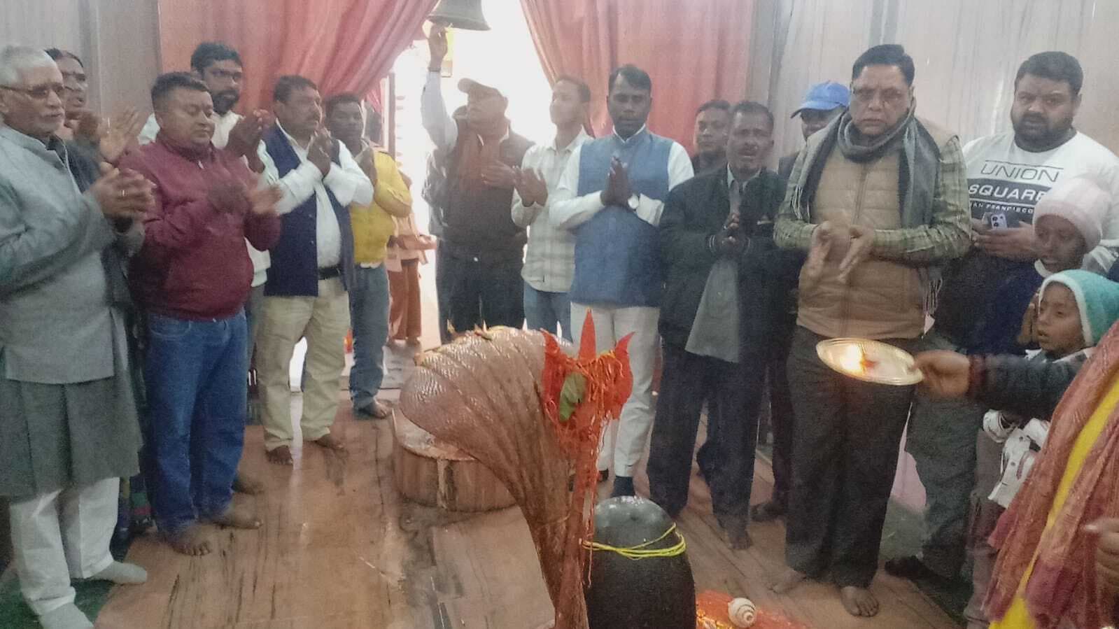 सोमनाथ स्वाभिमान पर्व पर खलारी के पहाड़ी मंदिर में विशेष पूजा-अर्चना