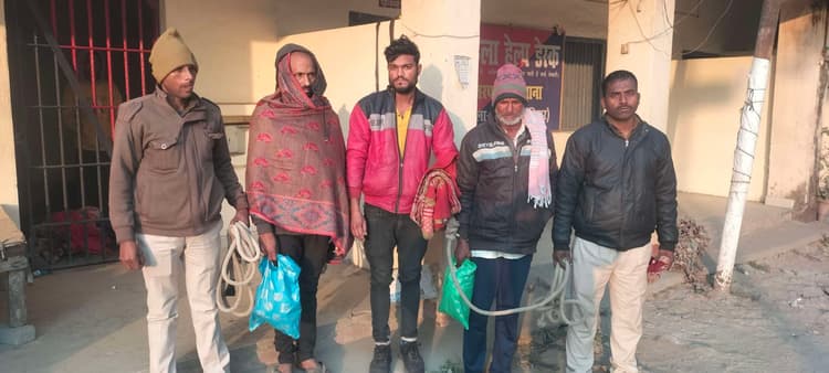 153 ग्राम गांजा के साथ तीन गिरफ्तार