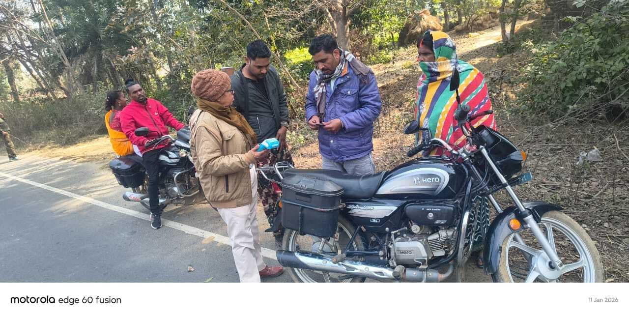 वाहन जांच अभियान में वसूला गया 10 हजार जुर्माना