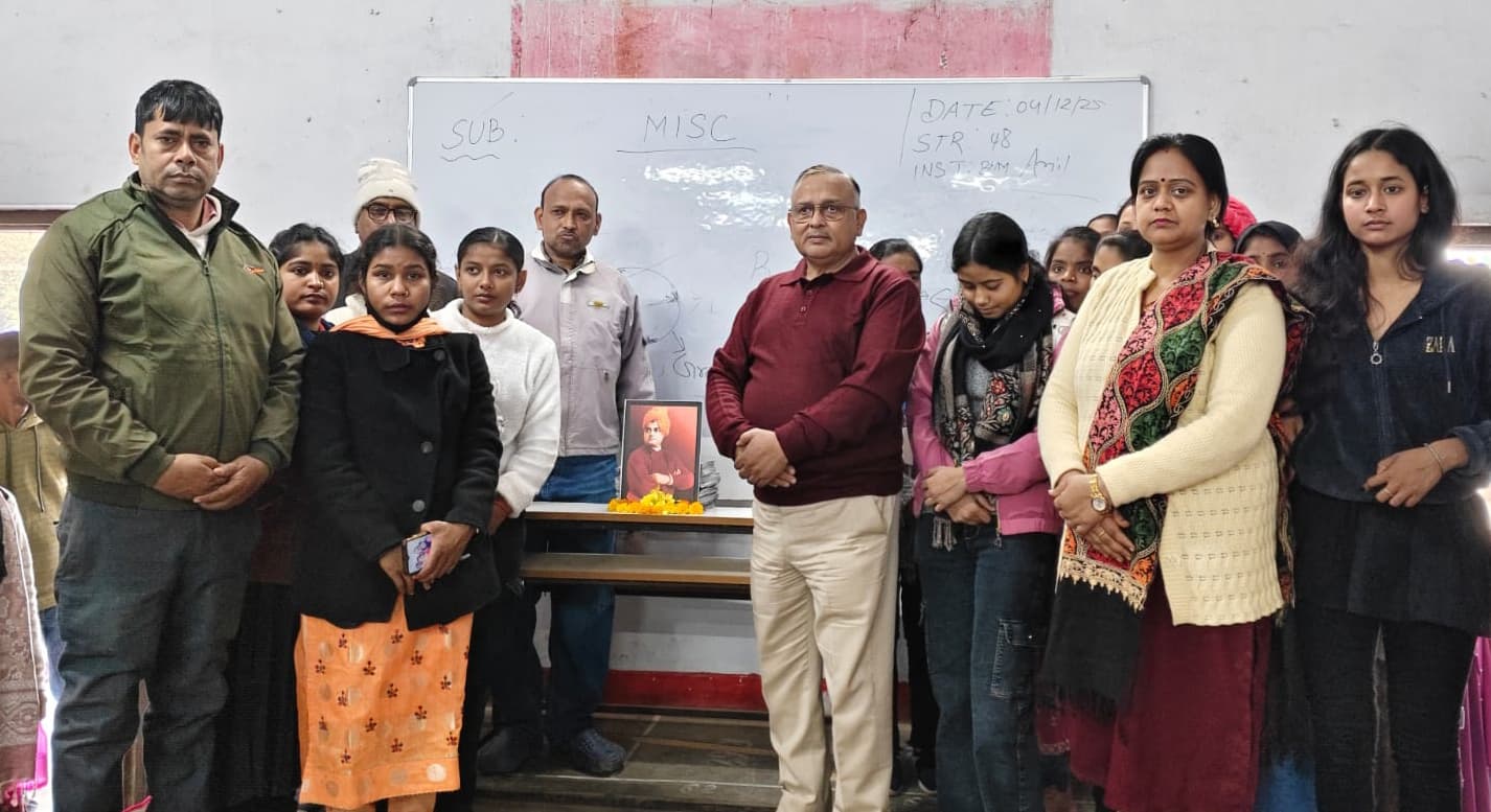 युवाओं के लिए पथप्रदर्शक हैं स्वामी विवेकानंद  विचार : प्रो अनंत