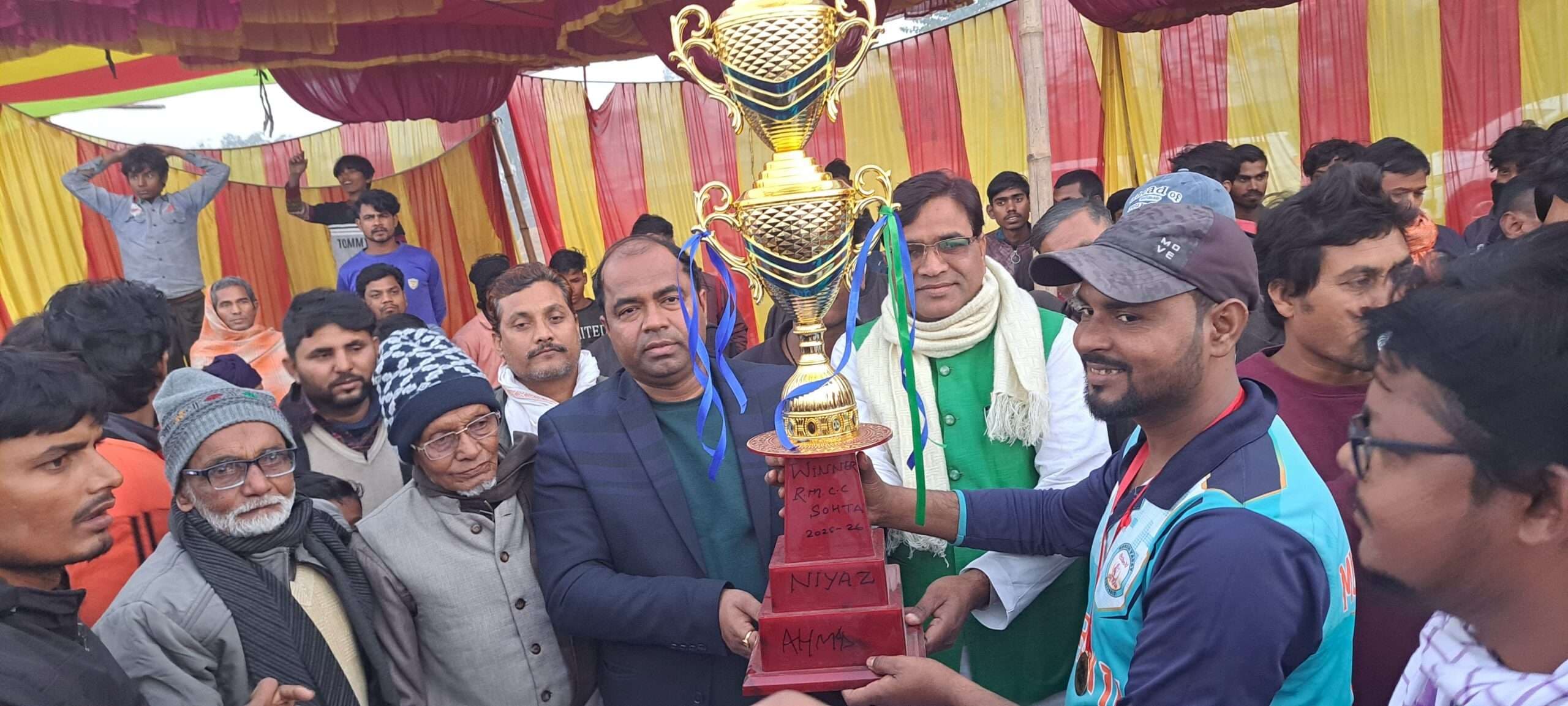 बीरपुर को 63 रनों से हराकर सिमराही ने जीती बाइक, अंशु माही ने जड़ा शानदार शतक