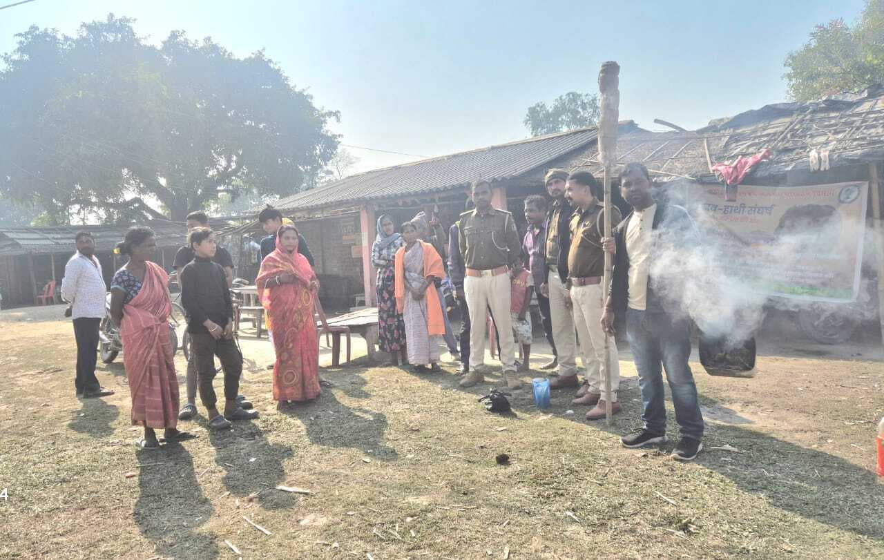 हाथी से बचाव के लिए लगाए नींबू व नीम के पौधे लगाने की दी सलाह