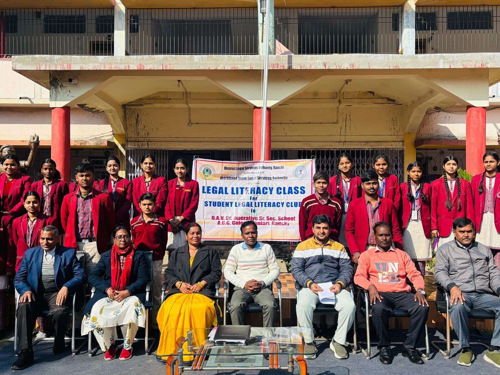 न्याय सबके लिए कार्यक्रम के तहत स्कूली बच्चों को दी कानून जानकारी