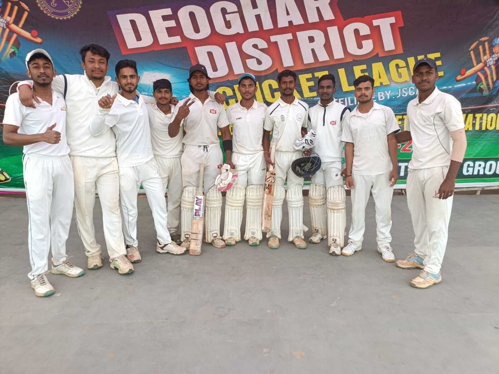 Deoghar news : सत्संग-इलेवन ने डीसीए ब्लैक को 41 रनों से, डीसीए-ब्लू ने मां मनसा-ए को छह विकेट से हराया