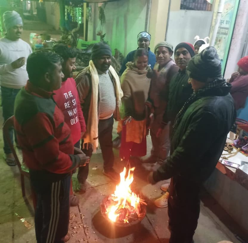 मकर संक्राति की पूर्व संध्या मनाया गया लोहड़ी पर्व