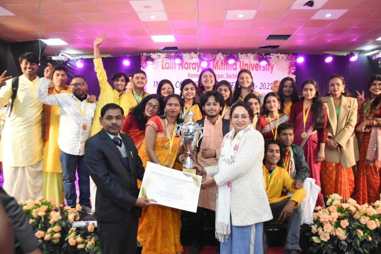 Darbhanga News: इंटर कॉलेज यूथ फेस्टिवल का ओवर आल चैंपियन बना पीजी एथलेटिक्स