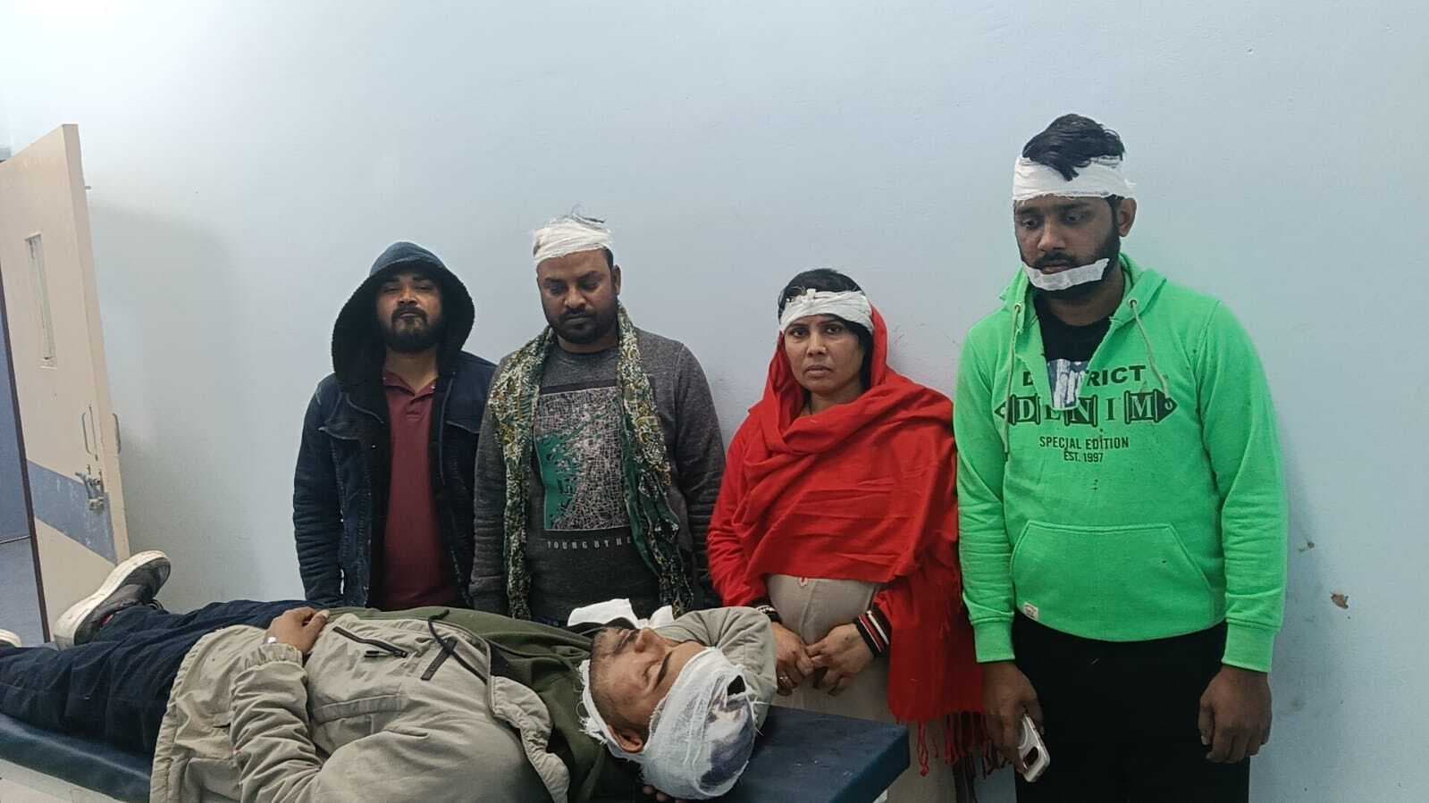 जंगलिया में बच्चों के आपसी विवाद में मारपीट में सात लोग घायल