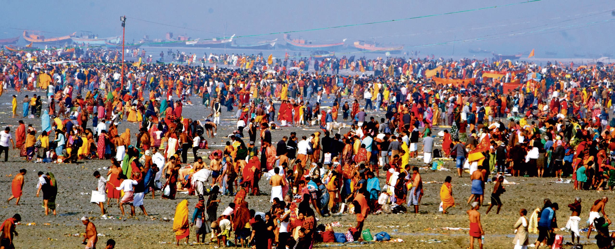 गंगासागर में 85 लाख श्रद्धालुओं ने किया मोक्ष स्नान