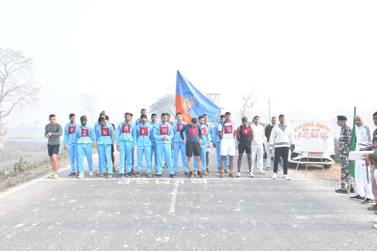 अंतर क्षेत्रक क्रॉस कंट्री दौड़ में दिखा जोश व जज्बा