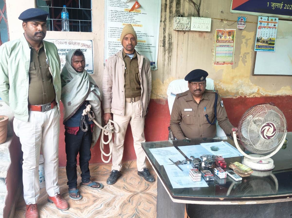 लगातार चोरी की घटना से हरकत में आयी पुलिस