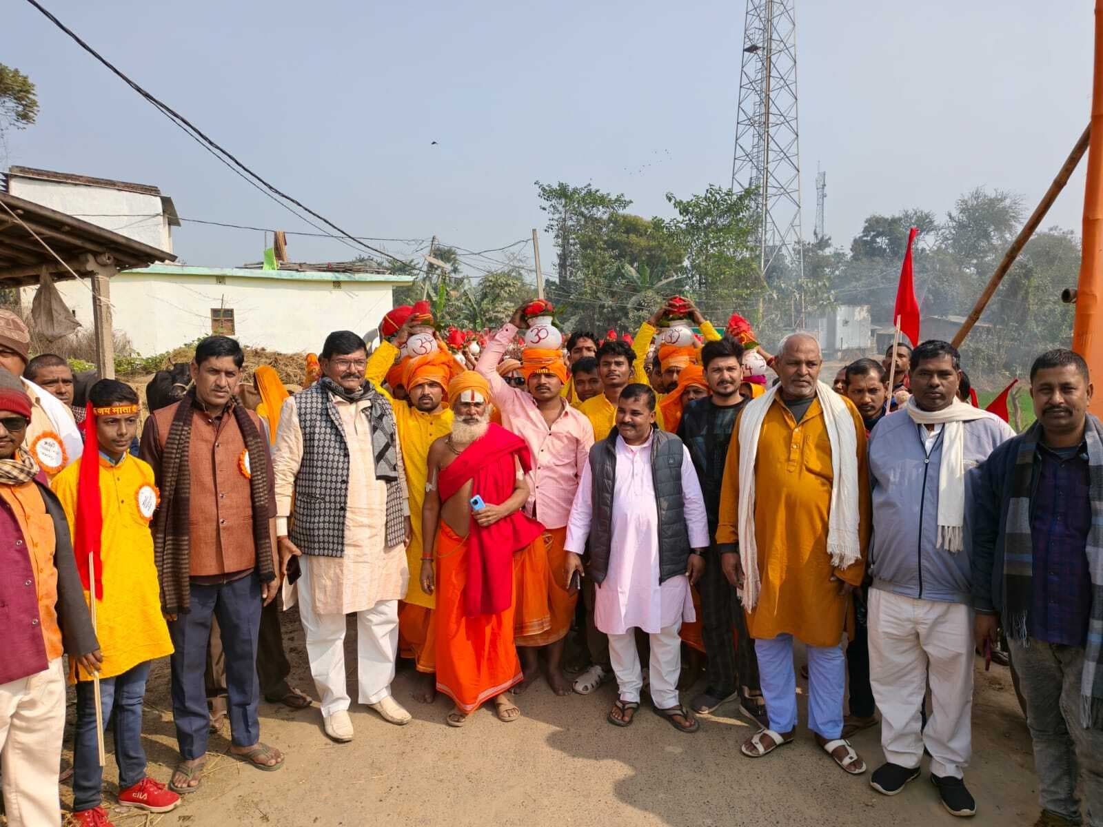 रामधुनी महायज्ञ को ले 501 कन्याओं ने निकाली कलश शोभायात्रा