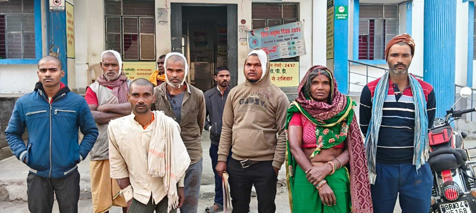 भूमि विवाद में मारपीट, आधा दर्जन लोग घायल