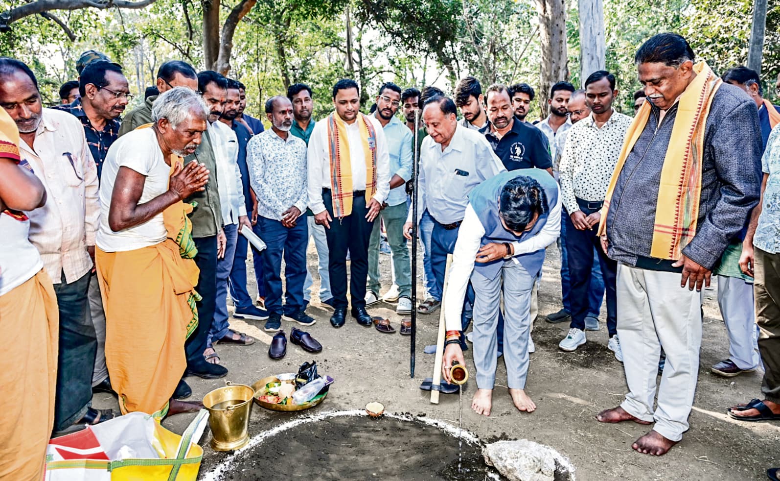 Jharsuguda News: 4.6 करोड़ रुपये की लागत से बाबा झाड़ेश्वर मंदिर को विकसित करने का काम शुरू