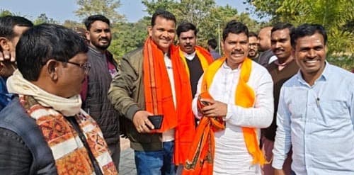 भाजपा जिलाध्यक्ष बने रामदेव सिंह का स्वागत