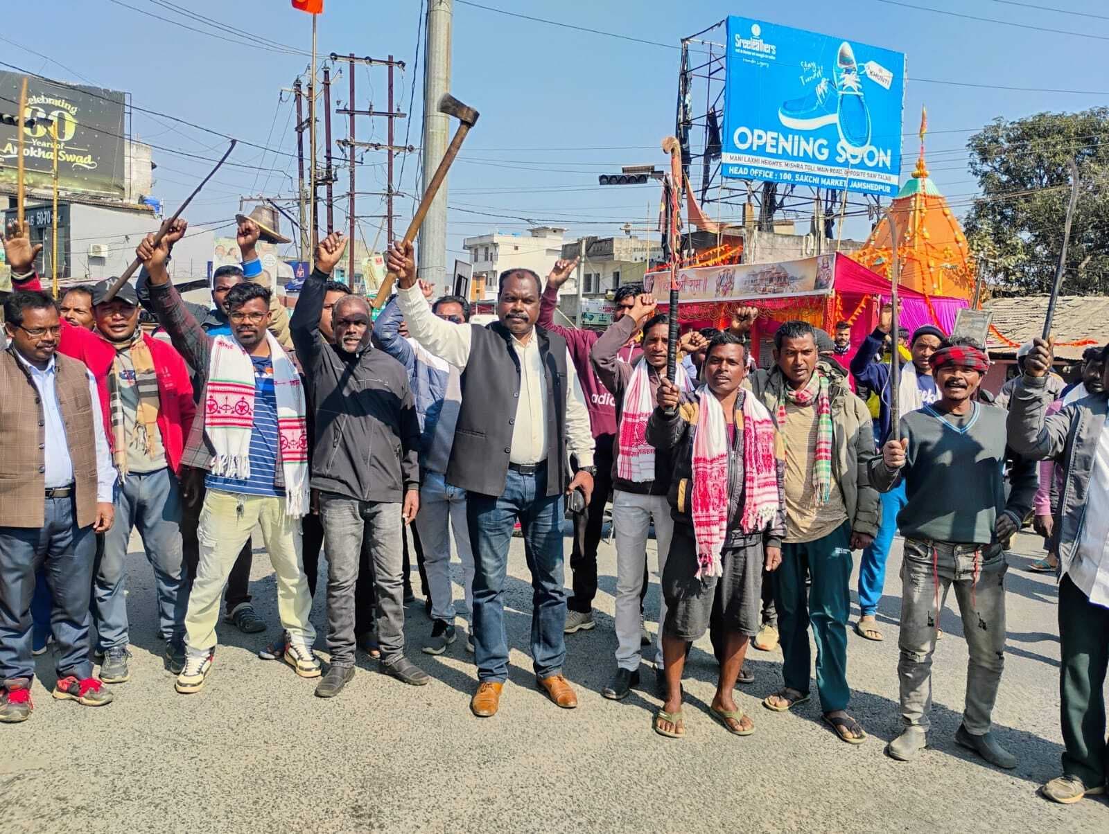 झारखंड बंद का खूंटी में व्यापक असर