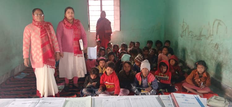 सीडीपीओ ने आंगनवाड़ी केन्द्रों का किया निरीक्षण