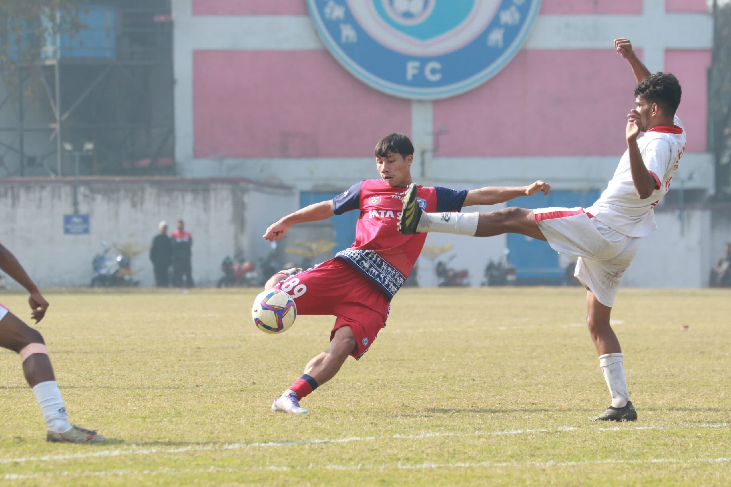Aiff Elite Youth Football league jfc win : जेएफसी अंडर-18 व आरकेएम का मुकाबला रहा ड्रॉ