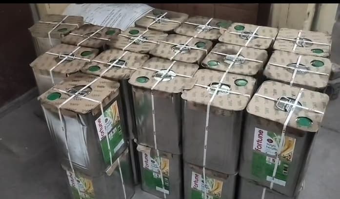 Madhubani News : नकली फॉर्चुन सोयाबीन तेल बरामद