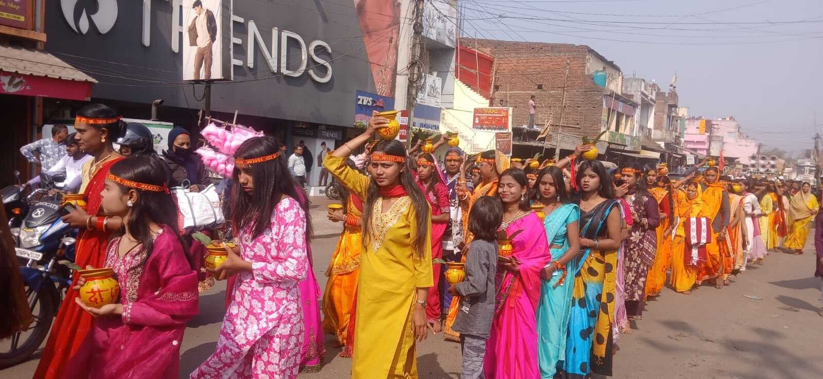Bokaro News : कलश यात्रा के साथ वार्षिक माघी काली पूजा शुरू