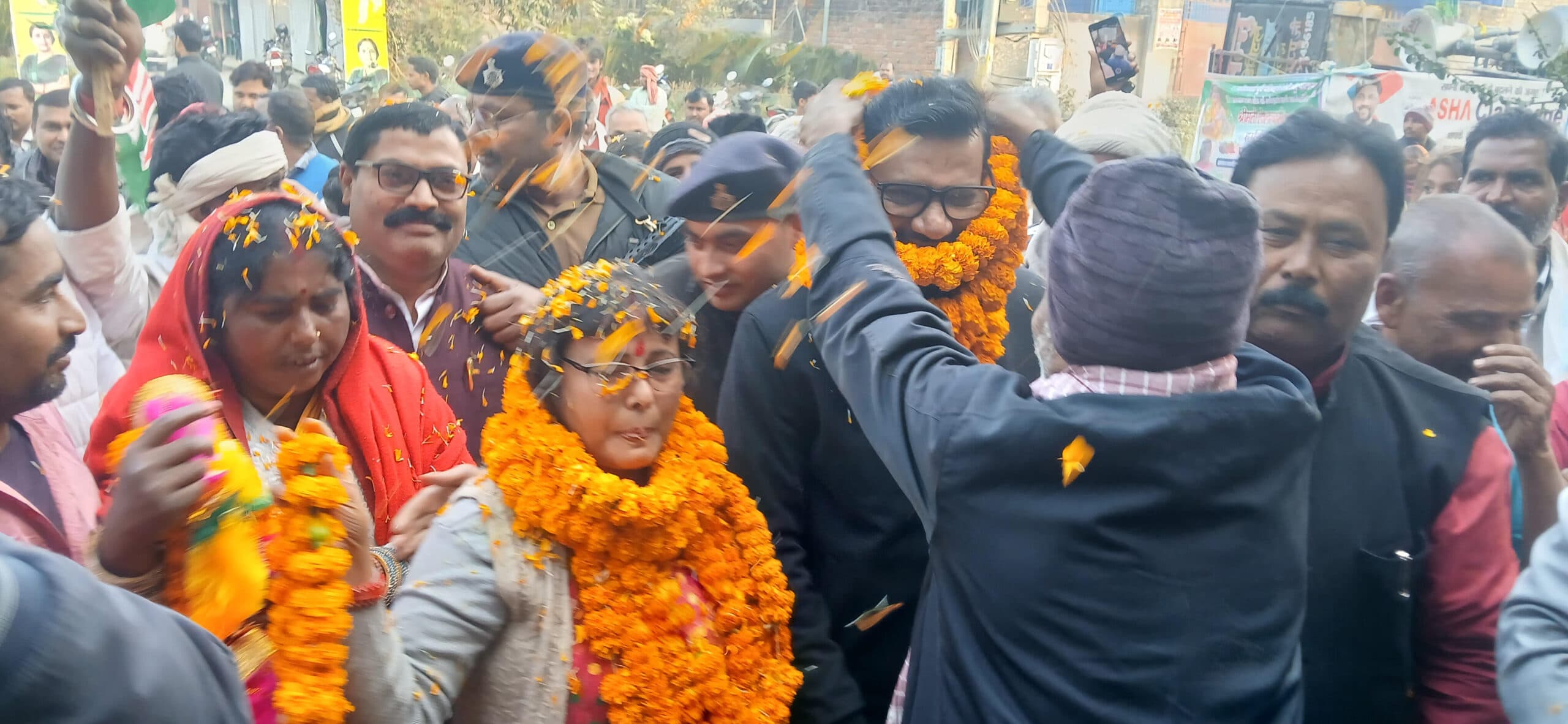 Madhubani News : खोपा, सिजौलिया व फुलपरास में पूर्व मंत्री का स्वागत