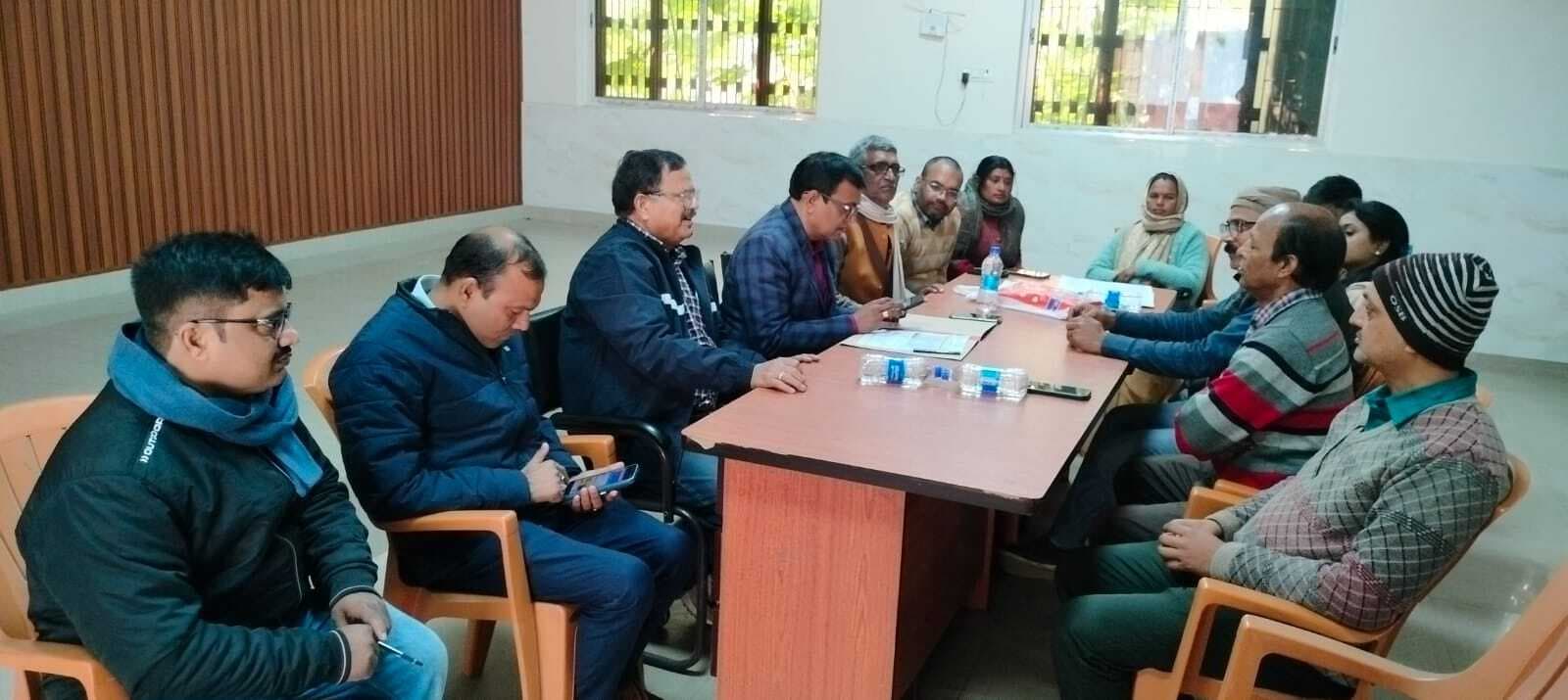 बैठक में झंडोत्तोलन का समय किया गया निर्धारित