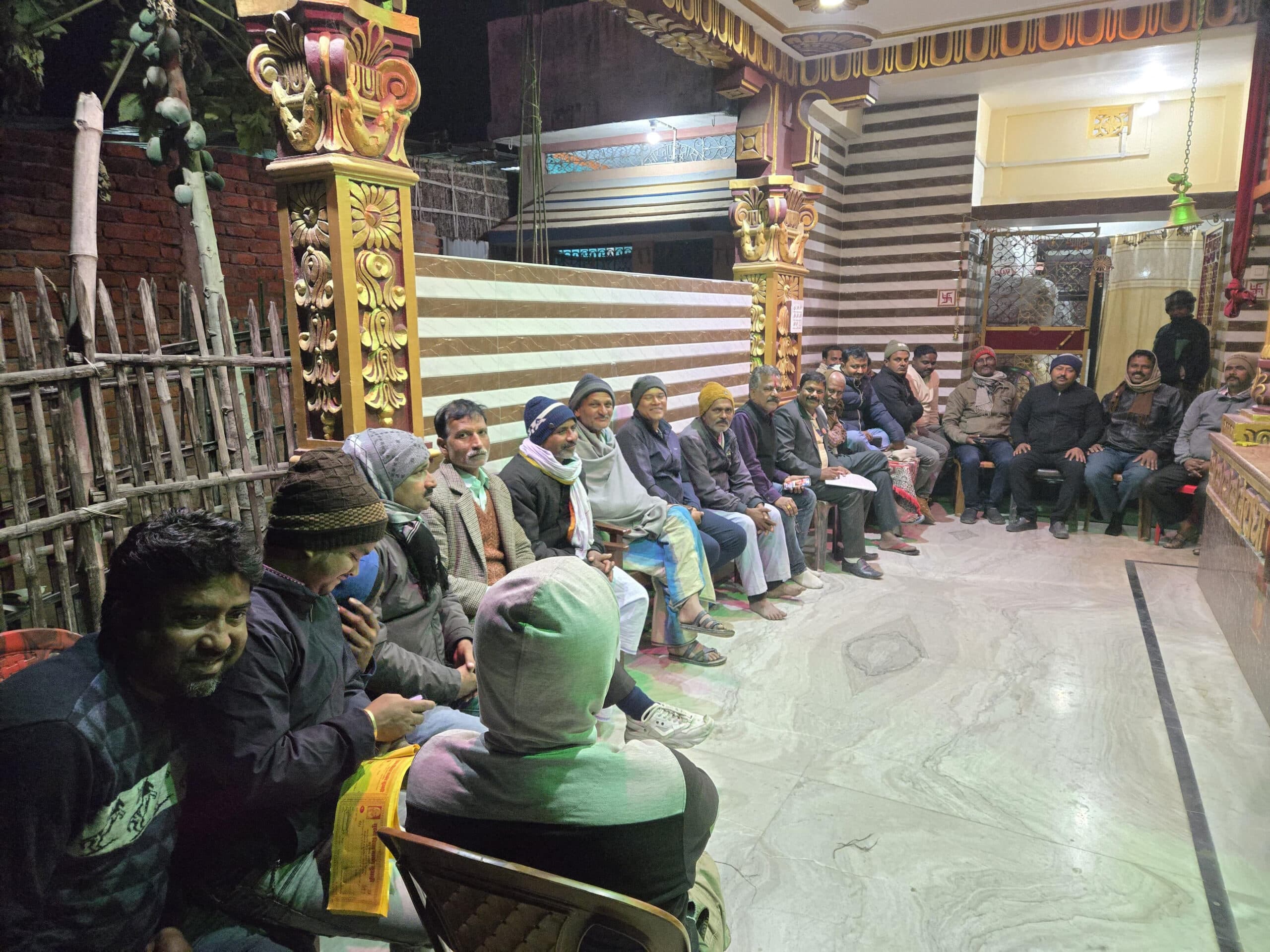 सुखद सत्संग कार्यक्रम को लेकर बैठक