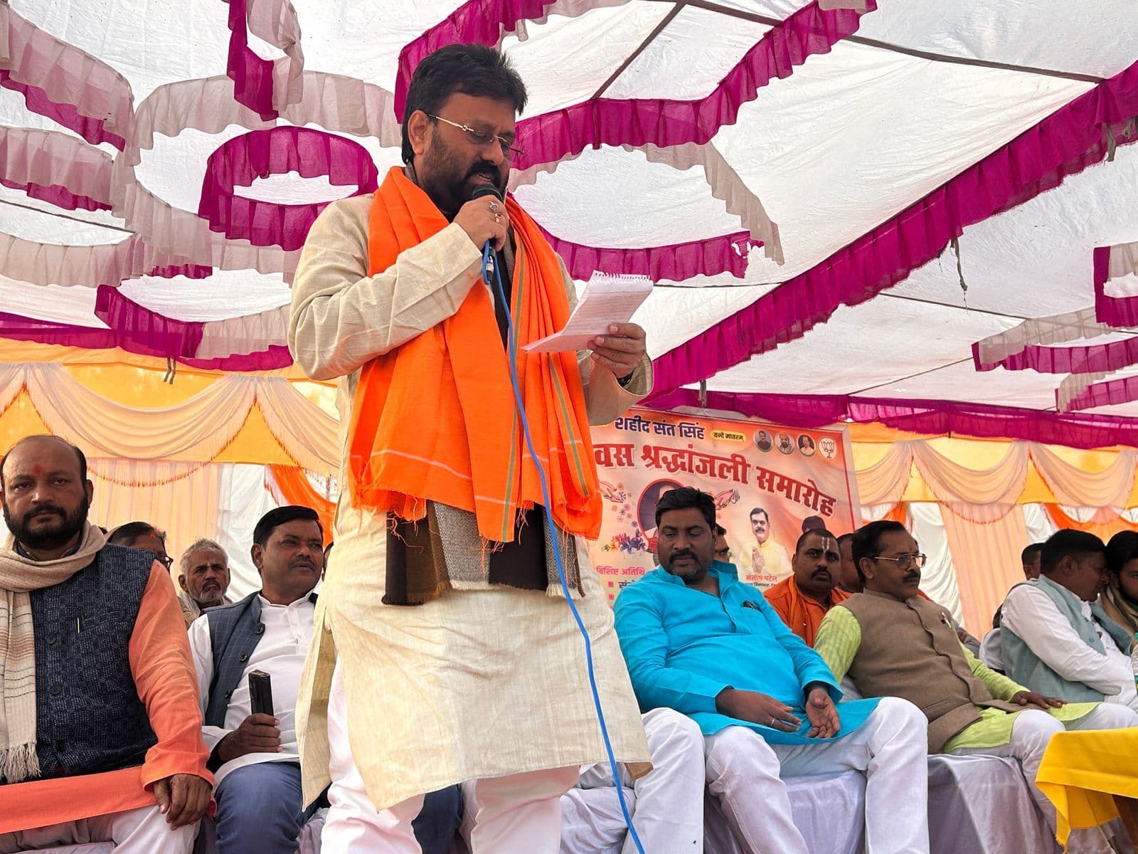 गरीब किसानों के हितों की रक्षा करते हुए शहीद हुए थे संत सिंह : विधायक