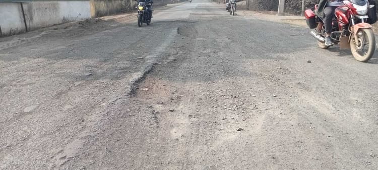 एनएच-333 ए पर छोटे-बड़े गड्ढे राहगीरों के लिए बनीं मुसीबत