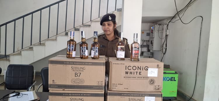 सिमुलतला में बड़ी मात्रा में शराब की खेप जब्त, तस्कर गिरफ्तार