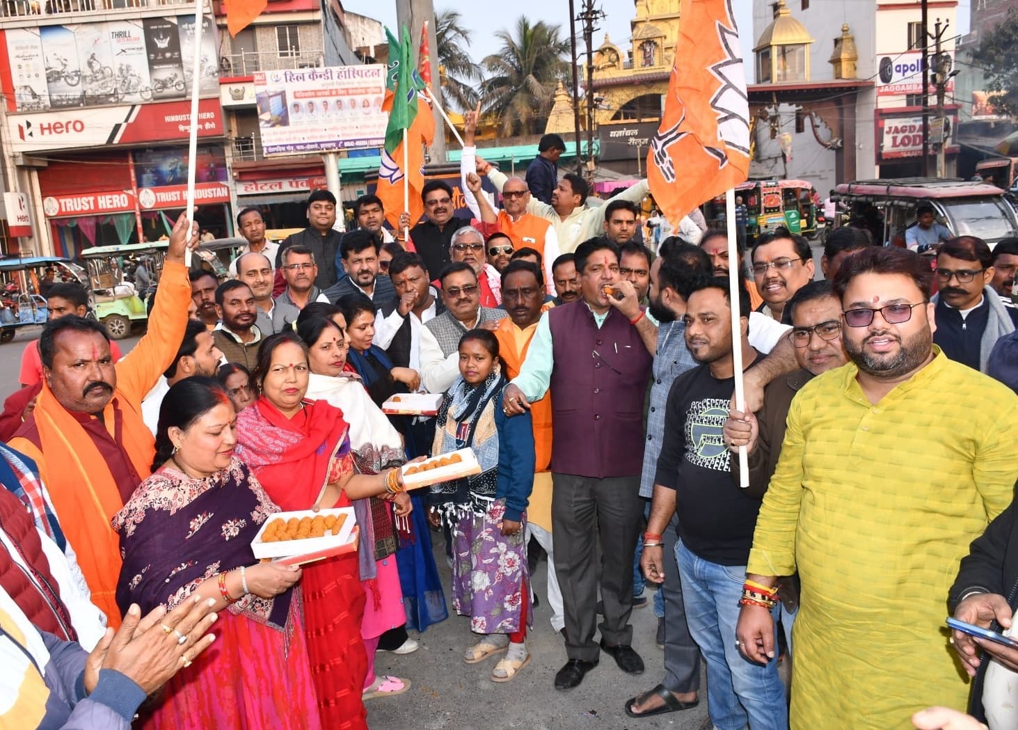 Bokaro News : नितिन नबीन के राष्ट्रीय अध्यक्ष बनने पर भाजपा ने मनाया जश्न