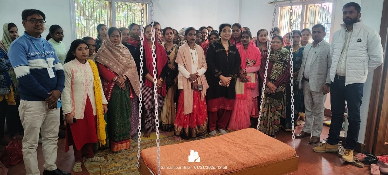 Samastipur News:समस्तीपुर में क्रोशे क्राफ्ट गुरु-शिष्य प्रशिक्षण शुरू