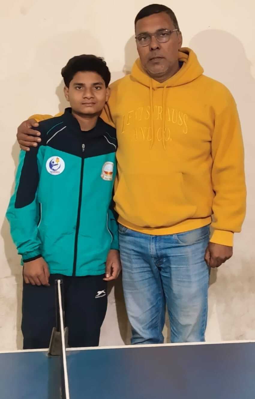 टेबल टेनिस खिलाड़ी हिमांशु का प्रशिक्षण के लिए हुआ चयन