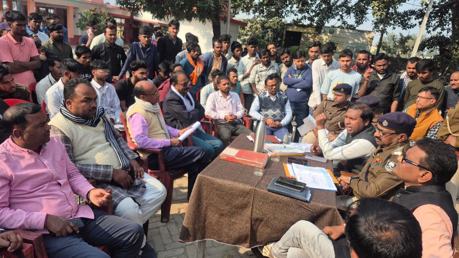 सरस्वती पूजा को लेकर शांति समिति की बैठक, शांतिपूर्ण आयोजन की अपील