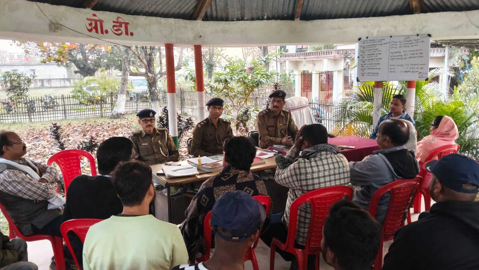 सरस्वती पूजा में शांति बनाएं रखें : थानाध्यक्ष