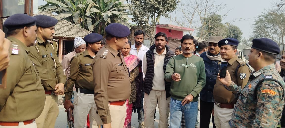 गोलीबारी घटना में एक व्यक्ति के पैर में लगी गोली, एसडीपीओ ने की जांच