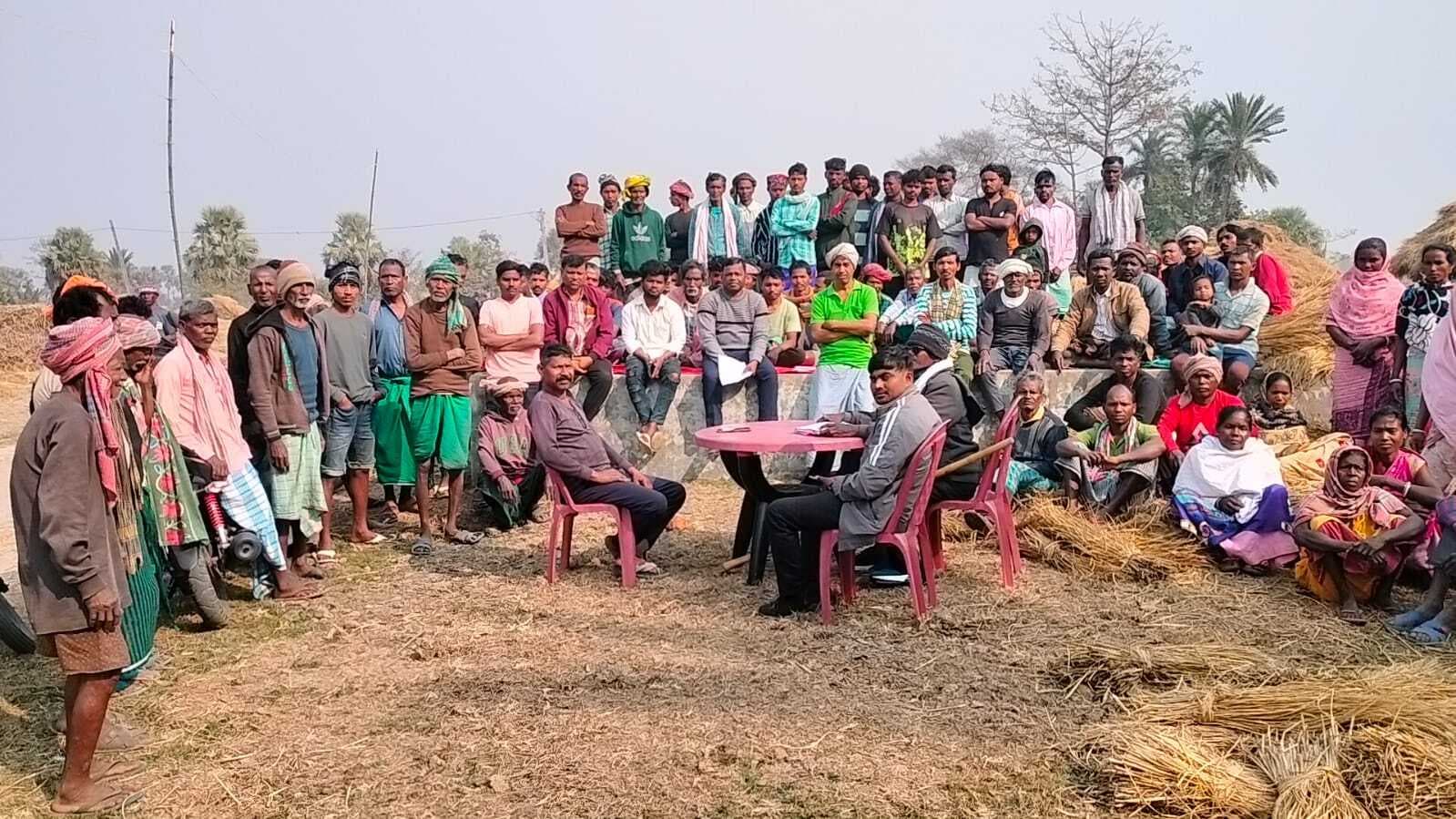 बायपास के लिए खेती योग्य जमीन देने का रैयतों ने किया विरोध