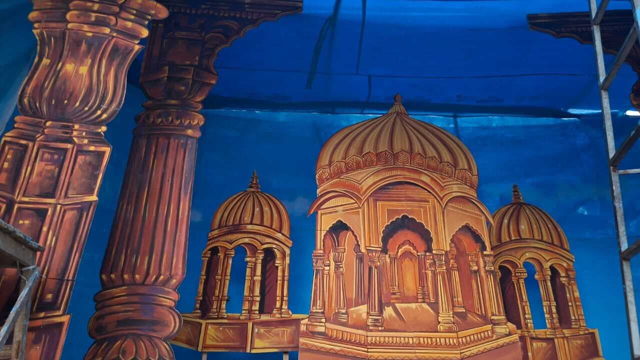 जिले के विभिन्न पंडालों में विराजीं मां सरस्वती