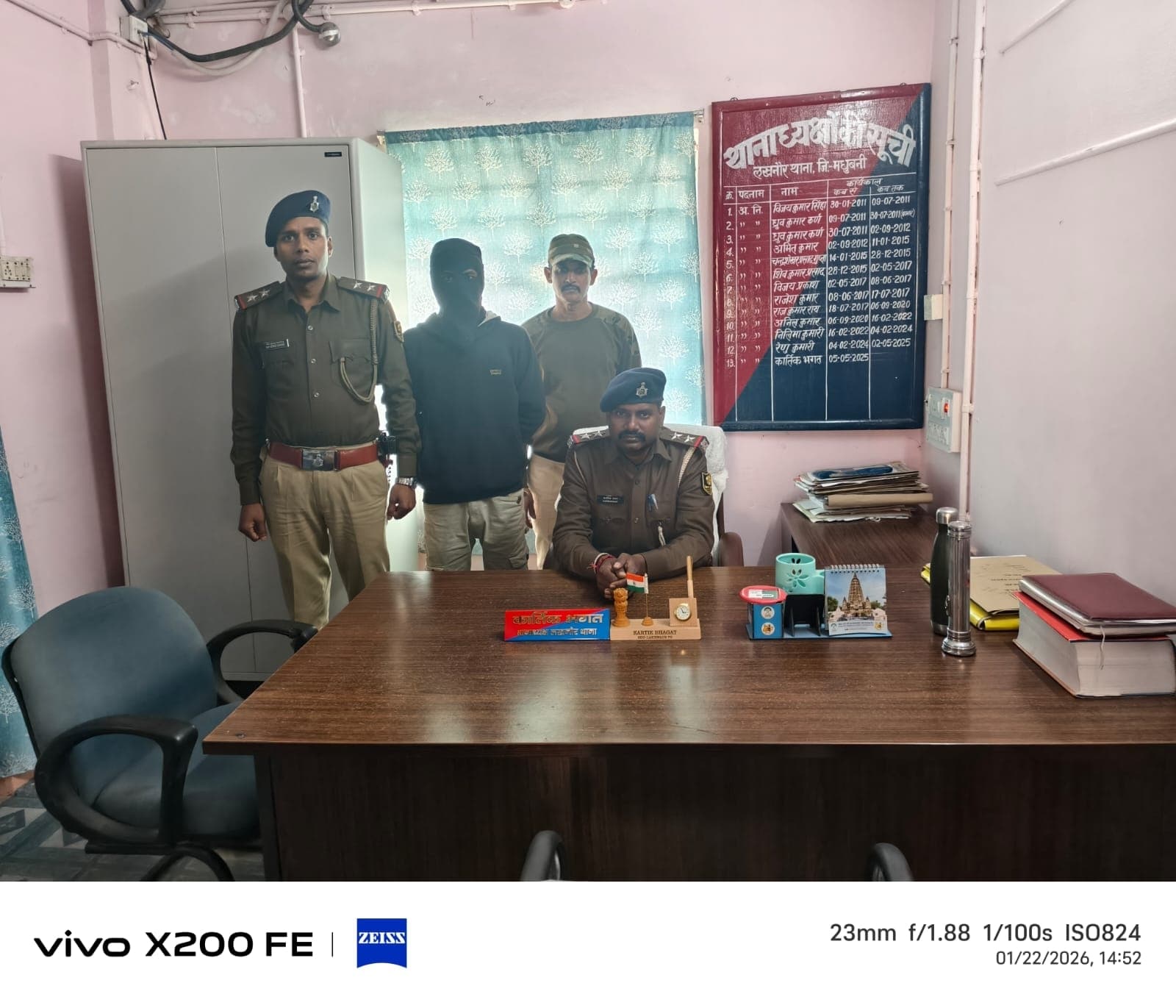 Madhubani News : फायरिंग मामले में पुलिस ने एक आरोपित को पकड़ा